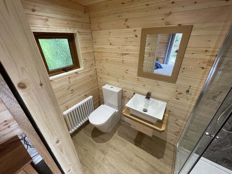 Toilet and shower